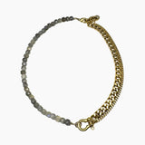 Shackle Duo: Labradorite Cubes