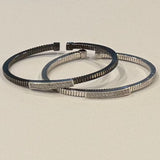 Silver Bracelet With Zircon Bar