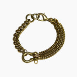 Trilogy Brass Bracelet